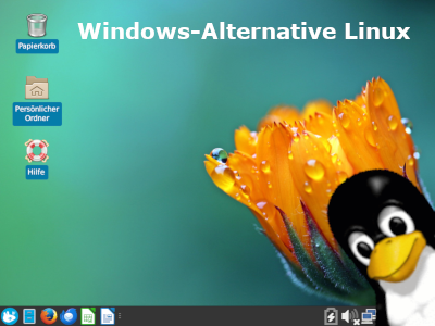 Unser Linux l&auml;sst sich praktisch genauso bedienen wie Windows. Die Prgramme die wir Windows-Kunden empfehlen wie LibreOffice, Firefox und Thunderbird gibt es identisch auch f&uuml;r Linux. Deshalb ist der Wechsel von Windows zu Linux f&uuml;r die meisten Kunden einfach m&ouml;glich.